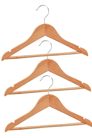 3 cintres en bois Nouvelle Collection